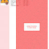 Cross stitch pattern featuring a basketball court design, utilizing a red and white diagonal striped pattern. DMC and Anchor thread color codes are listed.