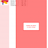 Cross stitch pattern featuring a red airplane design on a white background with red diagonal stripes. DMC and Anchor thread colors are listed.