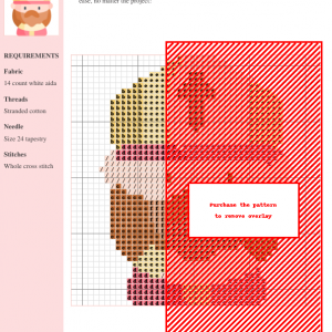 Cross stitch pattern of a Pope, featuring warm earthy tones and intricate details. The design is presented on a grid.