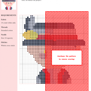 Cross stitch pattern showcasing a Hutsul hut, a traditional Ukrainian building, in vibrant colors. The pattern includes clear symbols and color codes.