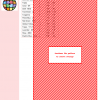 Image of a cross-stitch pattern depicting a disco ball design in various shades of red and white. The pattern includes a color key and DMC thread numbers.