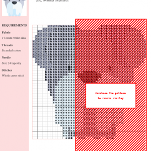 Cross stitch pattern design featuring a Schnauzer dog. The pattern uses grayscale and is displayed on a grid.