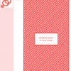 Image of a cross stitch pattern featuring diagonal red stripes on a white background. The design is simple yet striking, perfect for expressing pride.