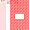 Image of a cross stitch pattern featuring a diagonal red and white striped design. The pattern is titled 'Basenji'.