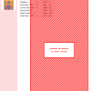 Cross stitch pattern showcasing a basketball court design in red and white diagonal stripes, with a color key and DMC/Anchor thread codes.