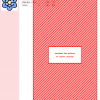 Image of a cross stitch pattern depicting a stylized blue forget-me-not flower with a yellow center.