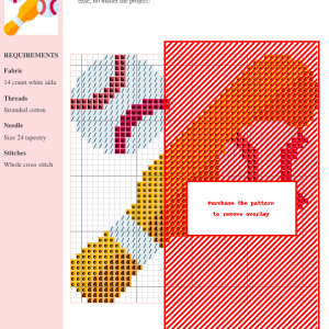 Cross stitch pattern depicting a baseball bat and two baseballs, perfect for sports fans and needlepoint enthusiasts.
