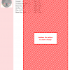 Image of a charming cross stitch pattern depicting the face of a Russian Blue cat with pink ears and cheeks.