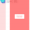 Cross stitch pattern design featuring the word 'EVERYDAY' in teal and purple, accented with pink stars.