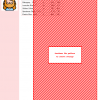 Image of a charming cross-stitch pattern featuring a cute gingerbread person with orange hair and a light blue shirt.
