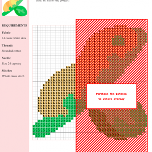 Cross stitch pattern featuring a cute caterpillar on a green leaf. Perfect for beginners!