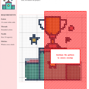 Cross stitch pattern depicting a trophy on a winner's podium, surrounded by stars and confetti. Perfect for athletes, gamers, or anyone celebrating achievement.