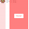 Image of a dahlia cross stitch pattern featuring a stylized pink and yellow flower. Perfect for beginners and experienced stitchers.