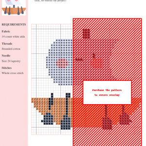 Cross stitch pattern featuring a cute, cartoon-style sailing boat with a smiling face and pastel colors.