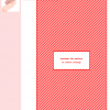 Image shows a cross-stitch pattern featuring a diagonal red and white striped design. The pattern is available for purchase.