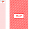 Cross stitch pattern design featuring a red heart nestled within a fluffy white cloud, symbolizing love and romance.