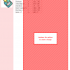 Cross stitch pattern featuring a cute, cartoon-style champagne bottle with a smiling face and pastel colors.