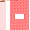 Cross stitch pattern featuring a charming fox head design in orange, white, and gray.