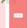 Image of a Heliconia cross stitch pattern featuring two orange and red flowers with green leaves. This is a digital cross-stitch pattern for download.
