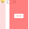 Image of a cross stitch pattern depicting a stylized cougar face in shades of yellow, orange, and pink.