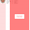 Image of a charming cross stitch pattern featuring a stylized daffodil in shades of pink and yellow.