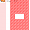 Image of a cross stitch pattern featuring a charming, stylized profile of an orange dog.