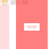 Image of a charming cupcake cross stitch pattern featuring pastel rainbow colors and a simple, sweet design.