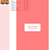 Cross stitch pattern depicting a charming orange pick-up truck carrying colorful boxes.