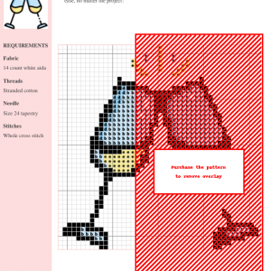 A charming cross stitch pattern depicting two champagne flutes toasting, featuring light blue and yellow color palette.