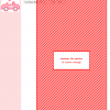 Cross stitch pattern of a pink convertible car with two floating hearts above it. A charming, romantic design perfect for Valentine's Day crafting.