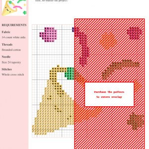 Adorable cross stitch pattern of a party popper releasing colorful confetti, stars, and ribbons. Perfect for beginners.