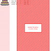 A charming cross stitch pattern depicting a two-layered birthday cake with a lit candle on top. The design features pastel pink and yellow colors.