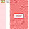 Cross stitch pattern of a cute, cartoon gift box with a green ribbon and blushing cheeks.