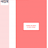 Cross stitch pattern featuring a detailed design of a salmon fish in muted pink and blue tones.