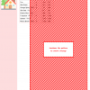 Cross stitch pattern depicting a cute house with a red roof, light yellow walls, blue windows, an orange circular detail, and a green evergreen tree beside it.