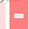 Cross stitch pattern depicting a simple, charming bandage design. Perfect for beginners and experienced stitchers.