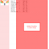 Cross stitch pattern design featuring the words 'PRIDE DAY' in rainbow colors, flanked by two rainbow arcs.