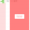 Image of a charming Allosaurus cross stitch pattern featuring a light green dinosaur with pink accents.