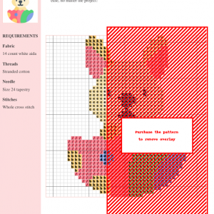 Cross stitch pattern of a cute Easter bunny hatching from a colorful Easter egg.