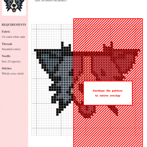 Border Collie Cross Stitch Pattern Design