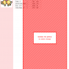 Image of a cross stitch pattern featuring two golden bells intertwined with pink hearts, symbolizing love and weddings.