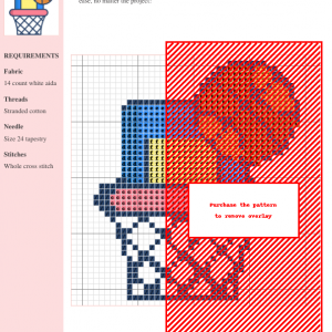 Basketball Cross Stitch Pattern